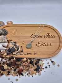 Image 4 of Sterling Silver Wrapped Sea Glass Necklace