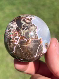 Image 2 of Money Agate Sphere #2918