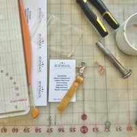 Image 1 of Camp Lejeune Fire Hose Key Chain