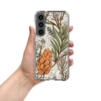 Image 5 of Art Nouveau Inspired Light and Airy Boho Floral Sketch Clear Case for Samsung®