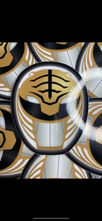 White ranger helmet 