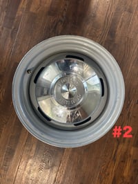 Image 3 of OEM Rally Allied Wheel Type 62 7" Mount Ring Hubcap Adapters - Set of 4