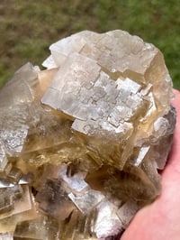Image 4 of Barite & Yellow Cubic Fluorite From Beijing #2458