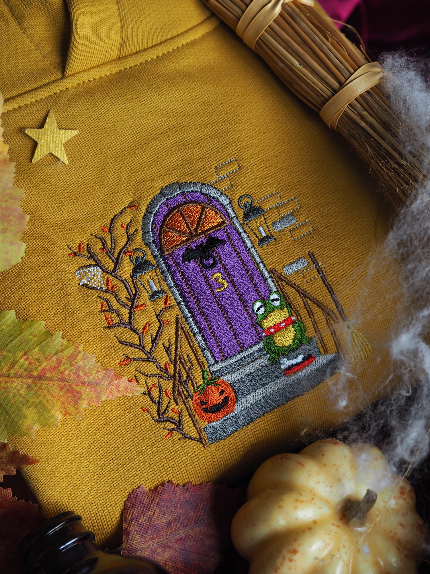 Image of The Witch's Door - Mustard Hoody