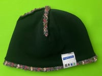 Image 6 of GREEN AND RED KNIT BEANIE