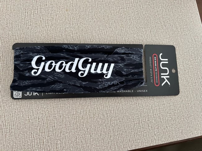 GoodGuy Black Tiger Stripe Headband