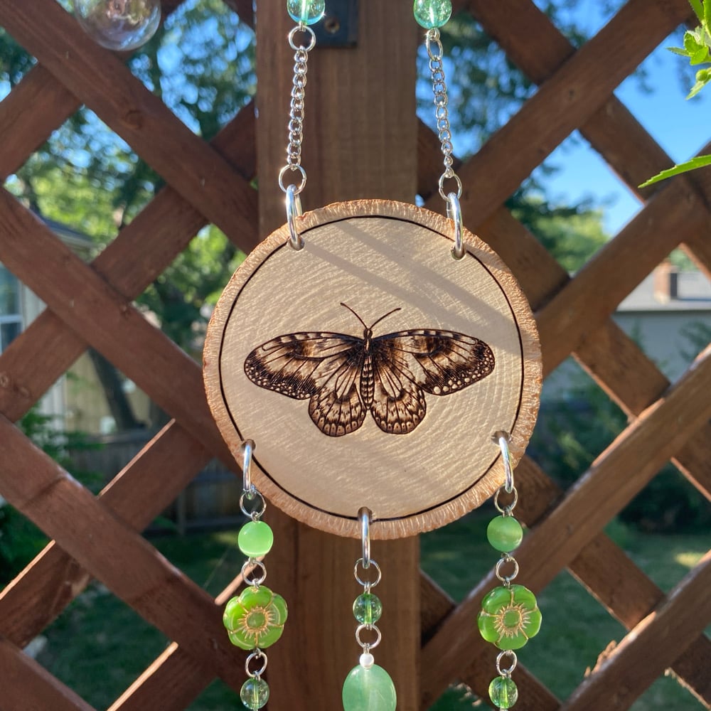 Image of Green Garden Hanging Sun Catcher 