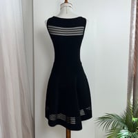 Image 4 of FRENCH CONNECTION black a-line stretchy dress