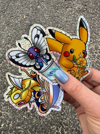 Image 1 of Pokémon Glitter stickers 