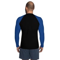 Image 4 of Enigma Blue Men's Rash Guard  