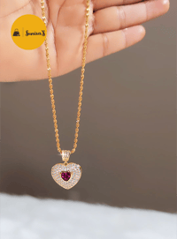 Image 13 of Amaya_ Premium Quality AD Pendant set 