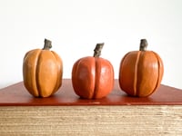 Image 2 of Wood Pumpkin Set 5
