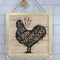 Image 4 of Chicken Charm wooden sign