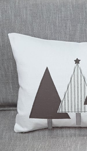 Image of Christmas Trees  Scatter Cushion 