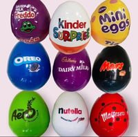 Image 1 of Assorted Giant Fillable Eggs 