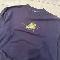 Image 2 of Vintage Largemouth Navy Crewneck - No Tag (M?)