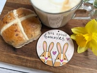 Image 2 of Hot Cross Bunnies Circle Decoration 