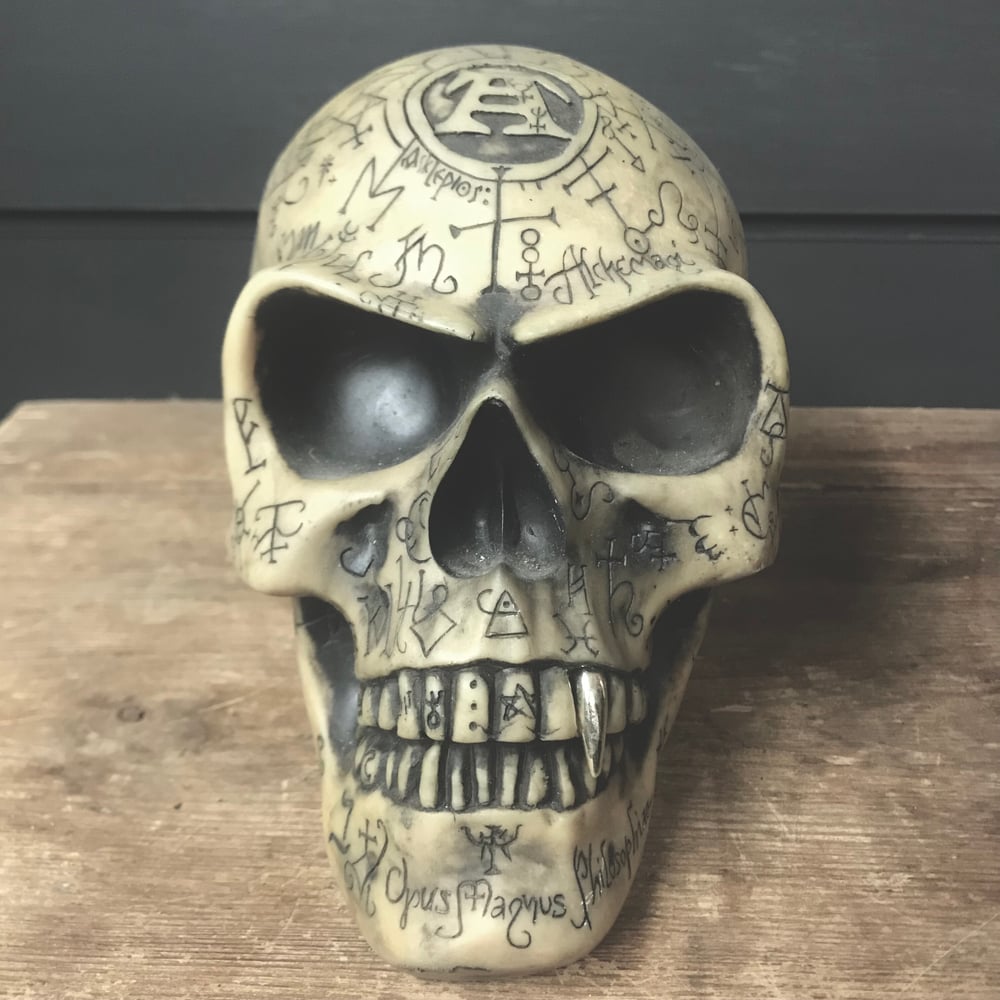 Image of  Preloved Alchemy England Omega Alchemist Skull