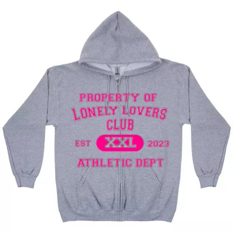 Gray Property of Lonely Lovers Club Jacket