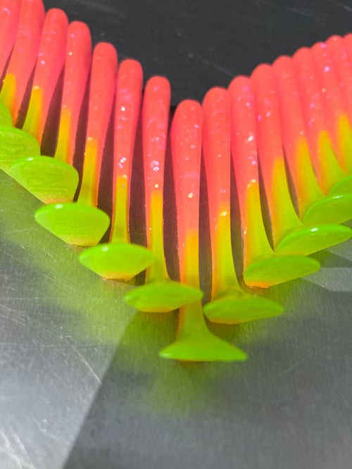 Image of 383SS/Hot Pink-Chartreuse Tail/5pk