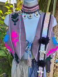 Image 5 of Fez Tribal choker green stones