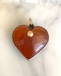 Image 1 of CARNELIAN HEART PENDANT