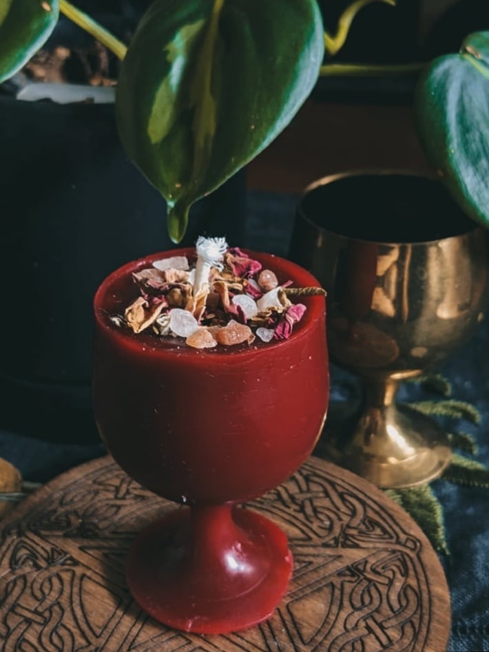 Image of Tiny Chalice Candle