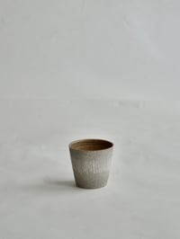 Image 1 of Speckled Grey Espresso Cup – Porcelain Inlay