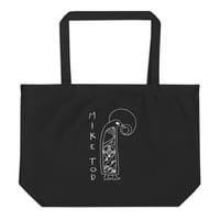 Mike Tod Creature Large Organic Tote Bag