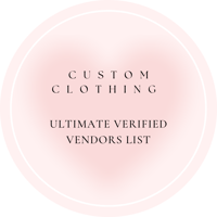Image 1 of Custom Clothing Vendors List!