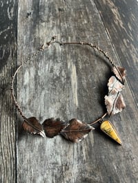 Image 1 of Birch and Turquoise Necklace