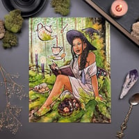 Image 1 of Moss Witch Signed Watercolor Print