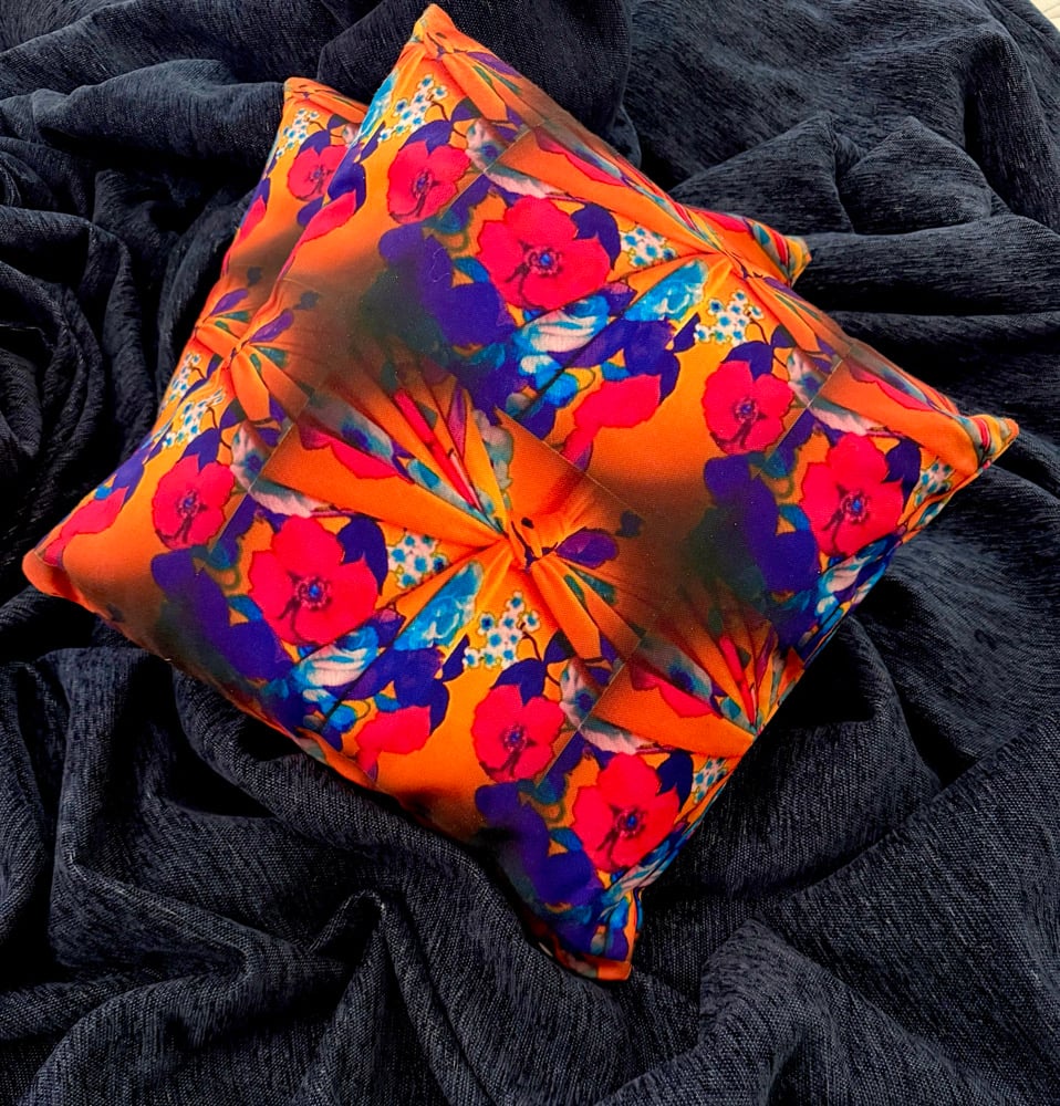Image of Flo Amarillo 12” Throw pillows 