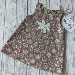 Image of Play All Day Reversible Dress- Snowflake