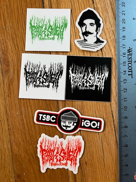 Image of Metal Logo Tiny sticker pack