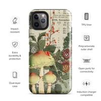 Image 4 of Colorful Mushroom/Fungus/Mycology Bookpage Illustration Tough Case for iPhone®