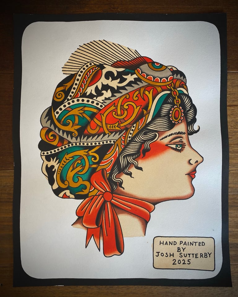 ‘FORTUNE TELLER’ original painting 