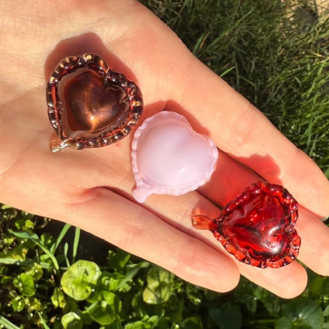 Image of Heart Balloon Pendants