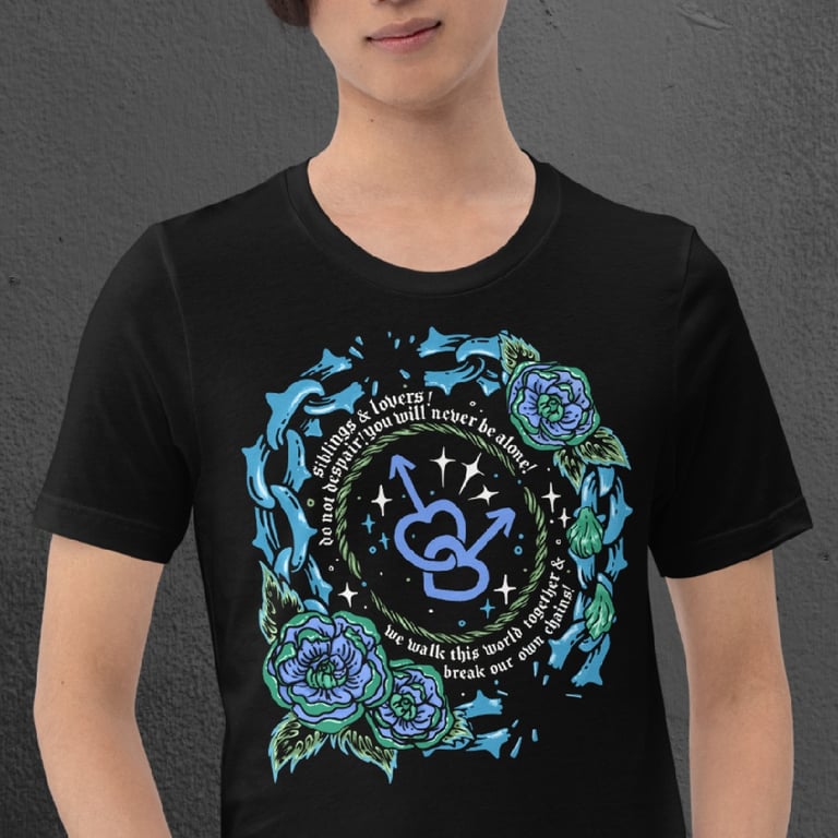 Gay Siblings & Lovers Printed Tee