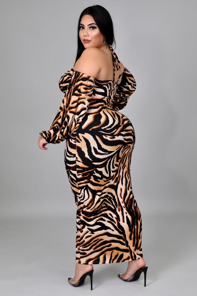 Image of WILD THANG PLUS MIDI DRESS 