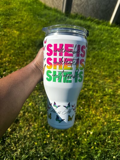Image of 40oz. cup  She is (Top & Bottom  )NEW