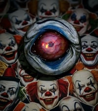 Image 1 of Killer Klown Eye swappable pop socket phone grip