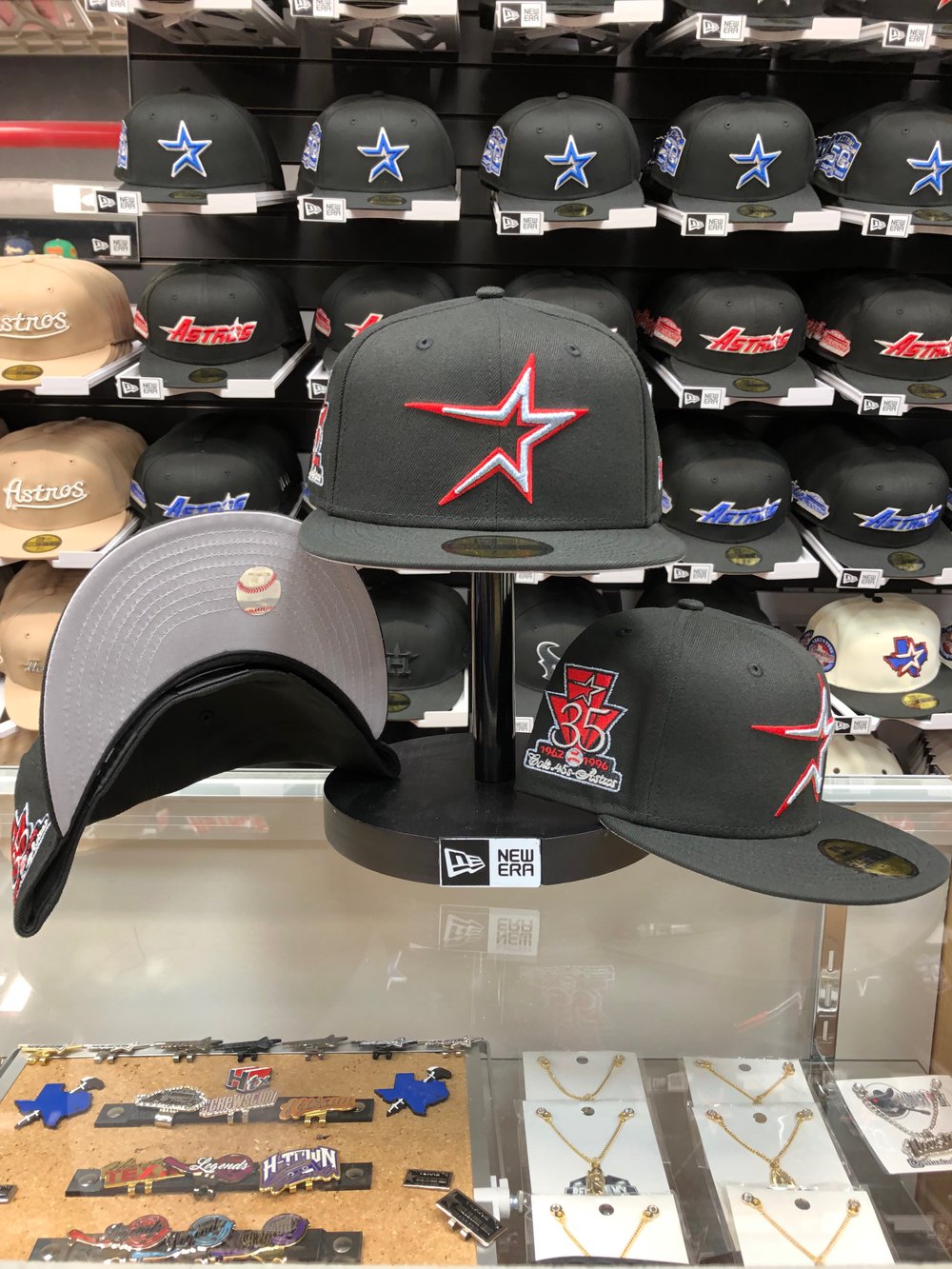 New Era 5950 Black Silver Scarlet