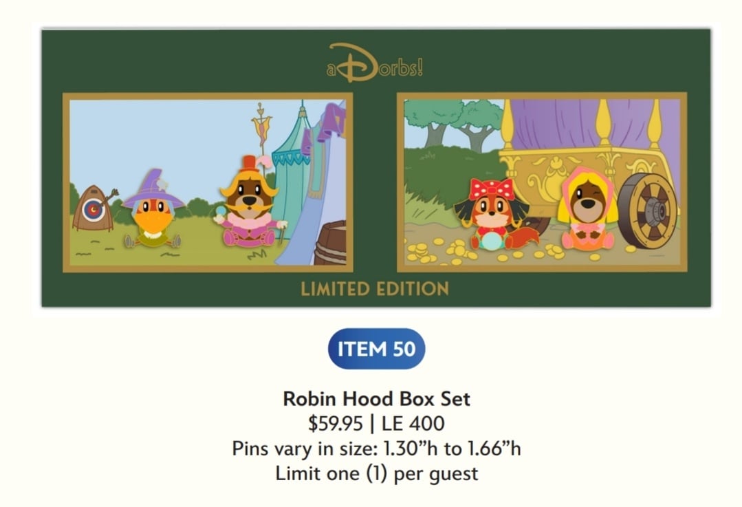 Image of Robin hood adorb box set