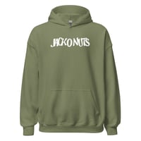 Image 2 of JACKONUTS ON YOU WHITE UNISEX HOODIE