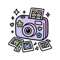 Image 6 of Die-cut sticker Camera