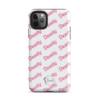 Image 3 of Tough Case for iPhone® "Deadly Barbz (White)"