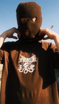 Image 2 of FUCK I.C.E BROWN T SHIRT