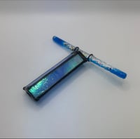 Image 1 of 🌟 Diamond Oil Wand Kaleidoscope– blue- 4-Mirror Sparkle Show 🌈