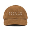 BACK TO THE LAB Corduroy hat